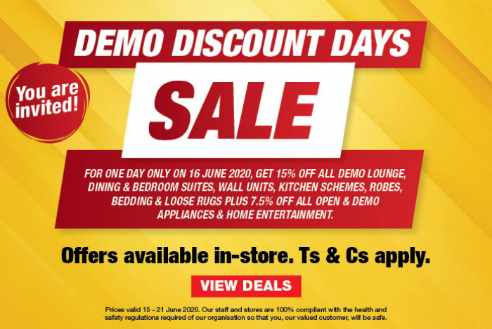 Demo Discount Days