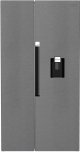 Defy 555l Met Stainless Steele Side By Side Fridge Dff547 by Defy in Lowest Prices Guaranteed2, Christmas Price Beat 2024, Big red sale 2024, Christmas Price Beat 2, Best Sale Ever, Brands, Big Brands Sale, Appliances, Defy, Fridges & Freezers, Side-by-Side at OK Furniture.
