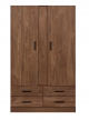 107cm Sylvia Robe (4 Drawer) in The Great Christmas Sale 2025, Furniture, Great Gifts Under R3000, Bedroom, Wardrobes at OK Furniture.