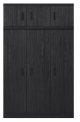2pce Charlotte Robe (dark) in Furniture, Featured, Bedroom, Wardrobes at OK Furniture.