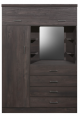 120cm Denmark Top Box Robe in Furniture, Bedroom, Wardrobes at OK Furniture.