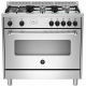 La Germania Gas Stove Stainles Steel Ams95c81bx in Appliances, Featured, Ovens, Stoves & Microwaves, Gas Stoves at OK Furniture.