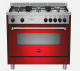 La Germania Gas Stove Burgandy Ams95c81bvi in Appliances, Featured, Ovens, Stoves & Microwaves, Gas Stoves at OK Furniture.