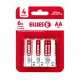 Ellies Alkaline Batteries Aa 4pack White by Ellies in Audiovisual, Audio Visual Accessories, Batteries at OK Furniture.