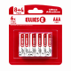 Ellies Alkaline Batteries Aaa 8 + 4pack White by Ellies in Audiovisual, Audio Visual Accessories, Batteries at OK Furniture.