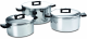 Hart 6piece Aluminium Pot Set J7                             