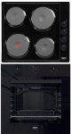 Defy Black Eye Level Oven And Hob Box Set Dcb838e            