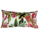 Bougainvillea White Scatter Cushion 60cm X 30cm              