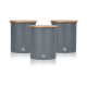 Nordic Canisters Set Of Three by Swan Nordic in Great gifts under R500, Christmas Price Beat 2024, Ranges, Appliances, Swan Nordic Range, Home Goods, Kitchen, Kitchenware at OK Furniture.