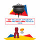 Lk 3 Leg Potjie Nr 10 Cast Iron 140/14 by LK in Combo Deal, Big Brands Sale, Appliances, LK’s Range, Home Goods, Pot Sets at OK Furniture.