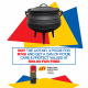 Lk 3 Leg Potjie Nr 3 Cast Iron 140/2 by LK in Combo Deal, Big Brands Sale, Appliances, LK’s Range, Home Goods, Pot Sets at OK Furniture.