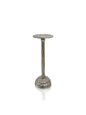 Candle Holder Large Silver Lc-79922/l in Furniture, Furniture Accessories, Ornaments at OK Furniture.