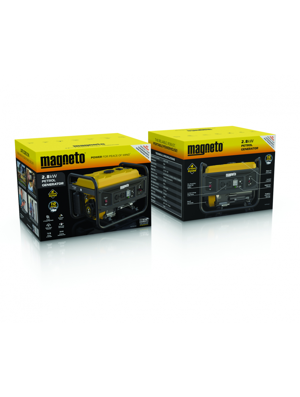 Magneto 2.8kw Petrol Generator Dbk701