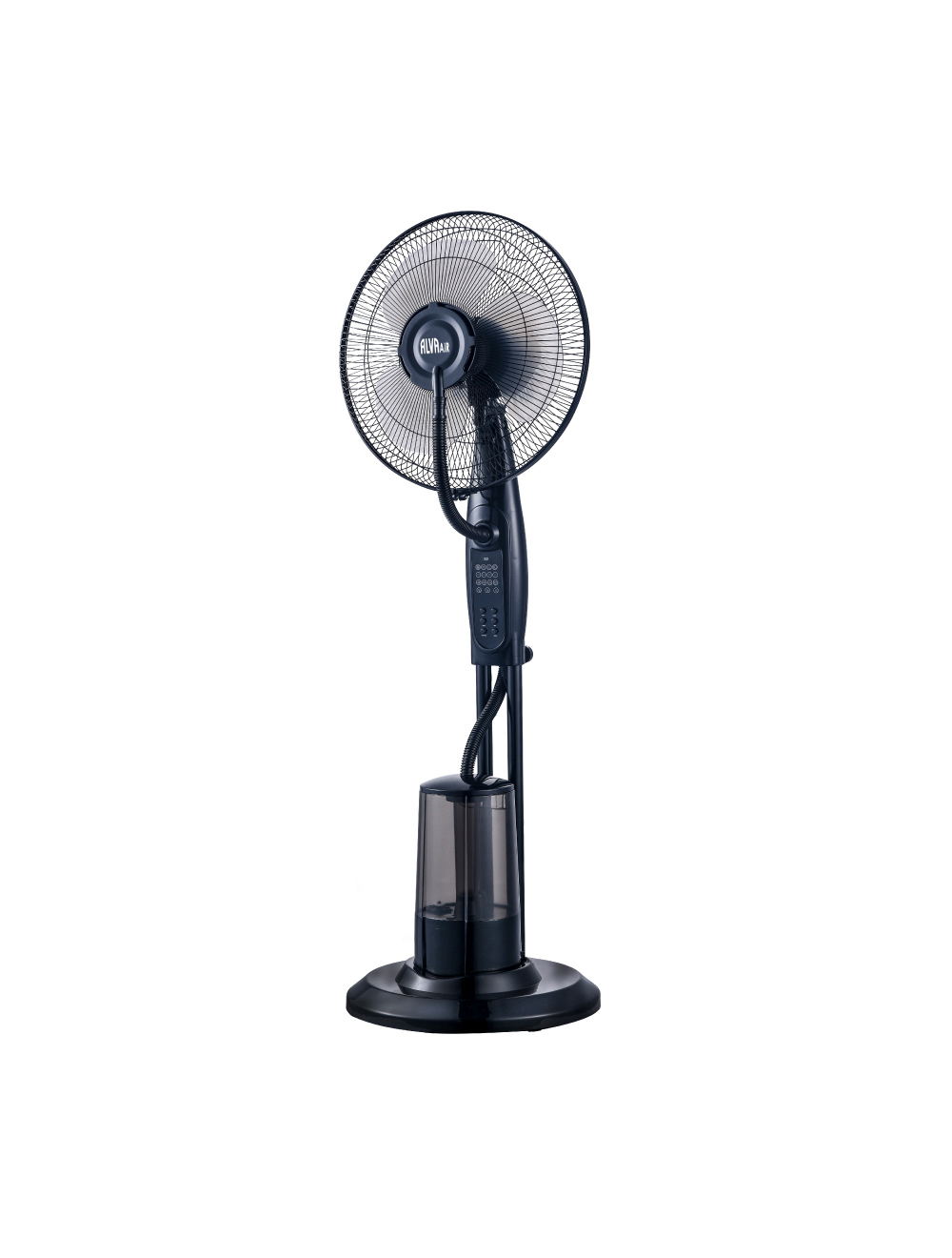 Alva Air 40cm Black Pedestal Mist Fan Acs305