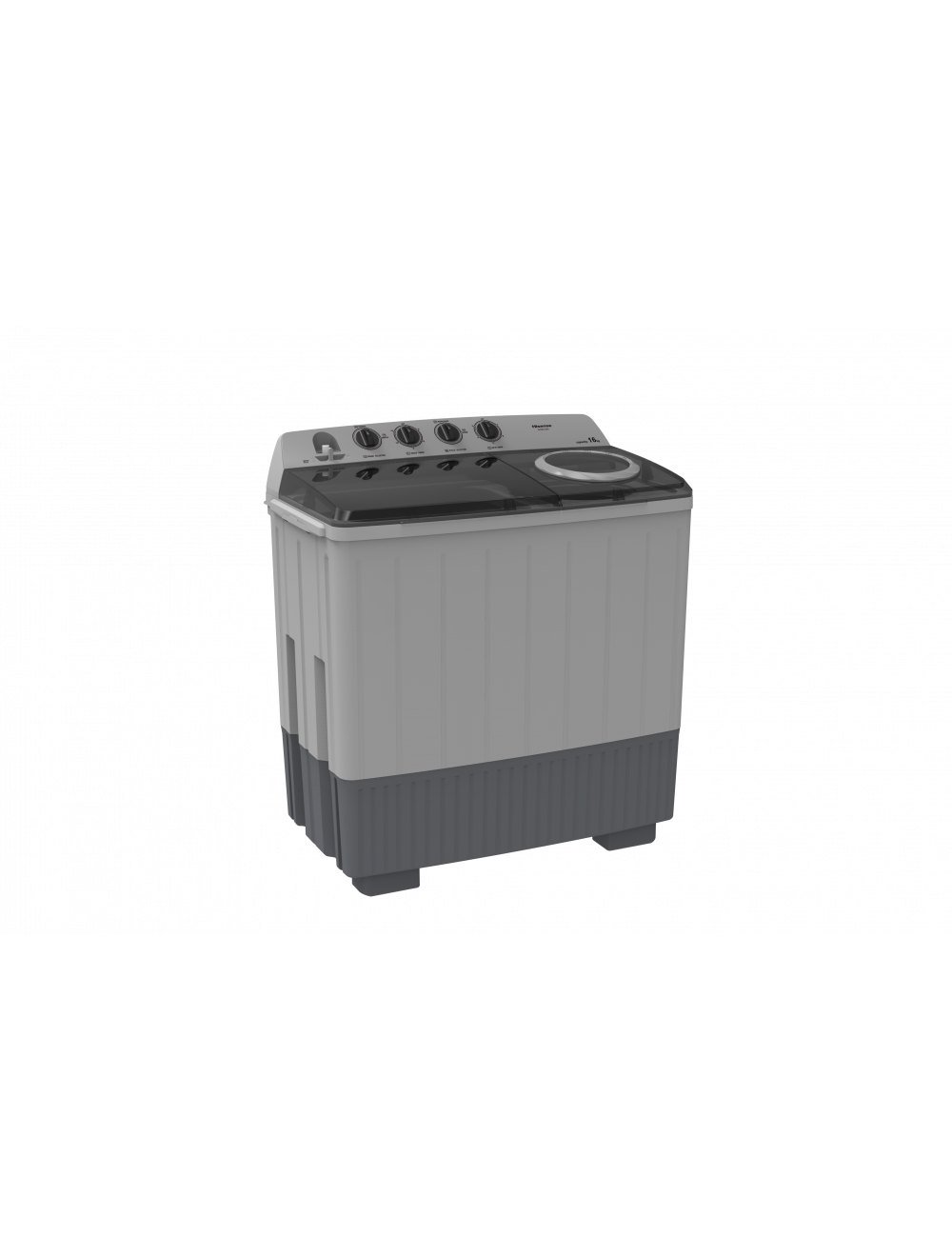 Hisense 16kg Grey Twin Tub Wsde163g