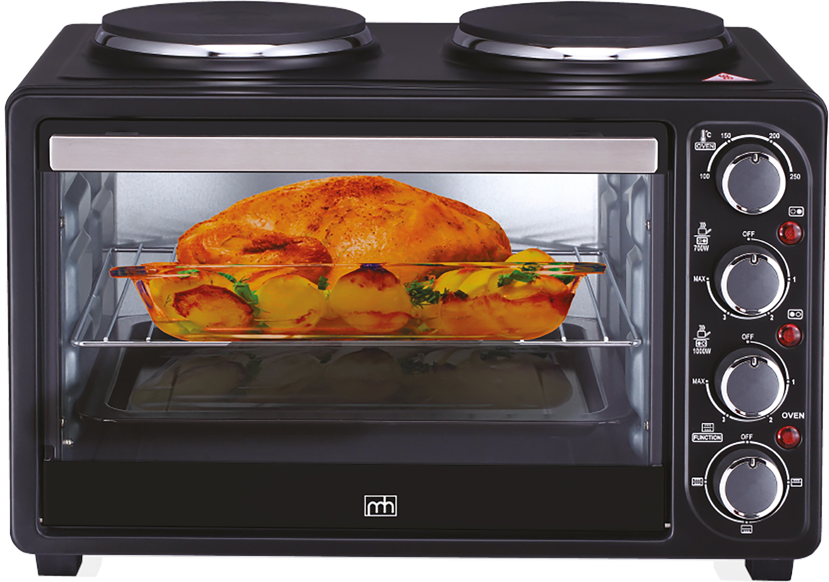 Muller & Haupt 2 Plate 24lt Mini Oven