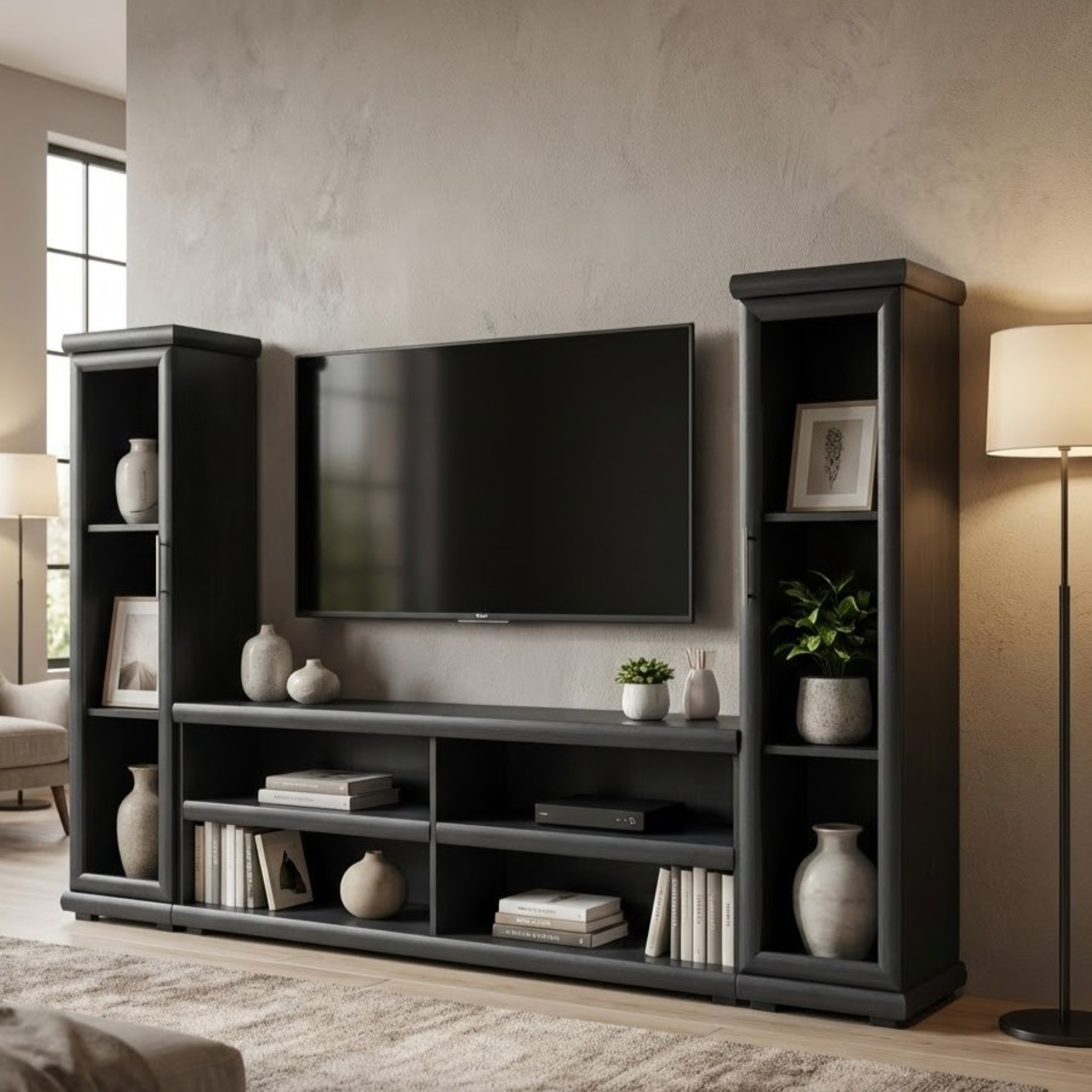 Hudson 3pce Entertainment Stand
