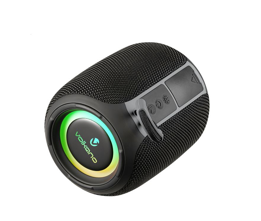 Volkano Topaz Series Bluetooth Speaker Black Vk-3400-bk