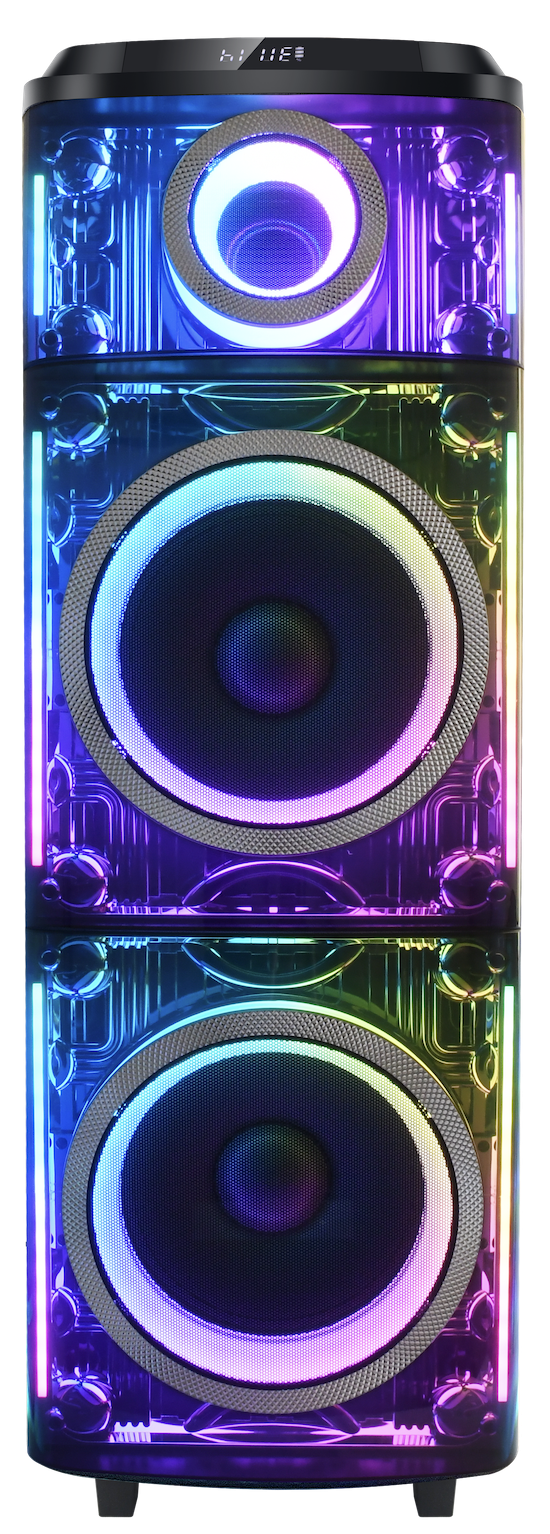 Jvc 3000w Acrylic Speaker Xs-n8115pb