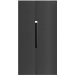 Defy 559l Dark Inox Side By Side Fridge Dff636