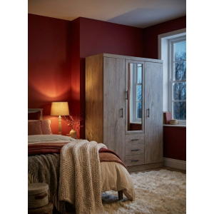 135cm Cassandra His & Hers Robe (oak) in Lowest Prices Every Day, Gauteng Free Delivery, The Best Birthday Deals 2025, Big Red Sale, Furniture, Furniture, Bedroom, Wardrobes at OK Furniture.