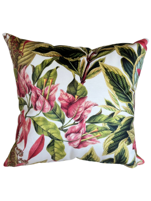 Bougainvillea White Scatter Cushion 50cm X 50cm in Biggest Black Friday Sale Ever, Furniture, Furniture Accessories, Cushions at OK Furniture.