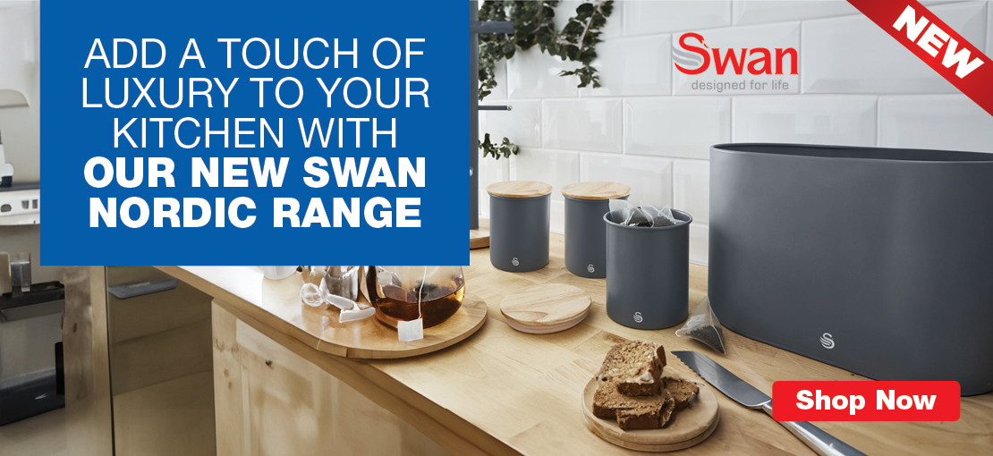 ADD A TOUCH OF LUXURY TO YOUR KITCHEN WITH OUR NEW SWAN NORDIC RANGE