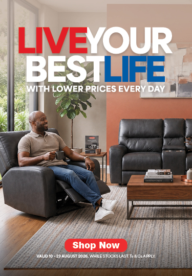 Live Your Best Life 10 - 23 August 2026. While stocks last. Ts & Cs apply.