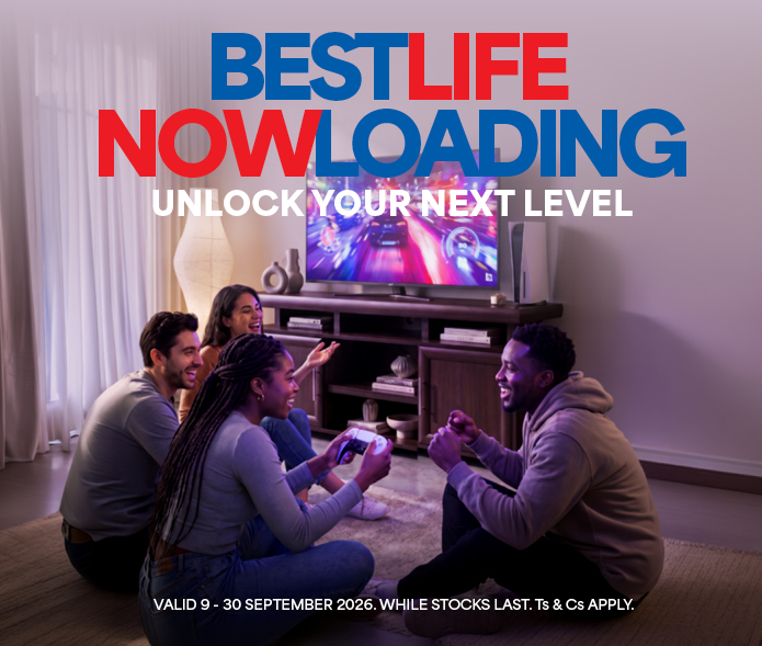 BEST LIFE NOW LOADING
UNLOCK YOUR NEXT LEVEL
Valid 9 &ndash; 30 September 2026. While stocks last. Ts & cs apply.
