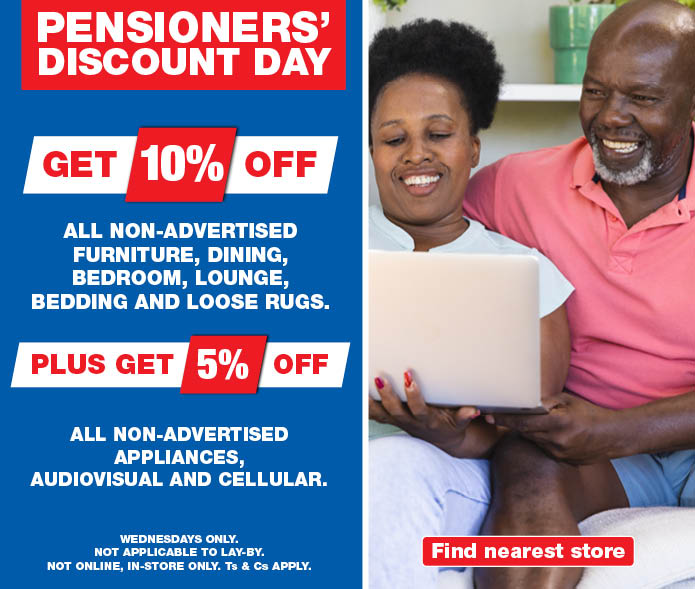 Pensioners Wednesday Discount