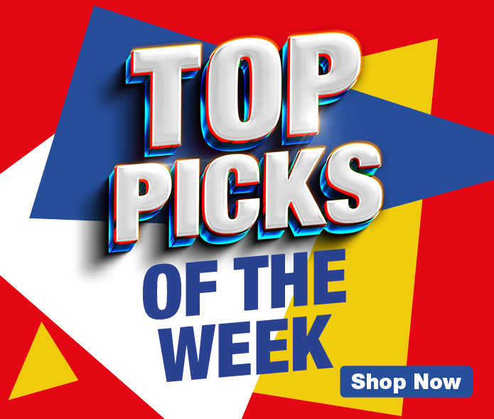 WIN BIG WITH OUR BIG BRANDS 
            TOP PICKS OF THE WEEK