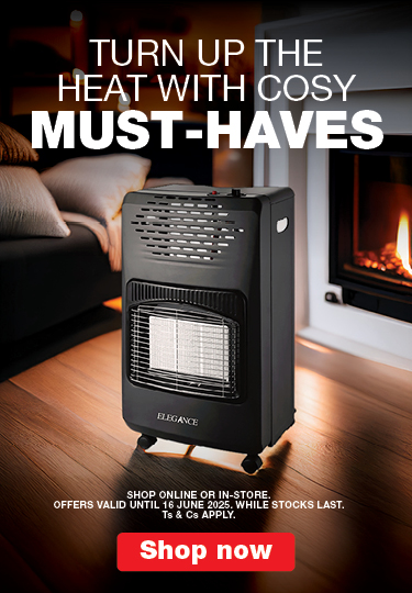 TURN UP THE HEAT WITH COSY MUST-HAVES

                            SHOP ONLINE OR IN-STORE. OFFERS VALID UNTIL 16 JUNE 2025. WHILE STOCKS LAST. Ts & Cs APPLY.
                            
                            SHOP NOW