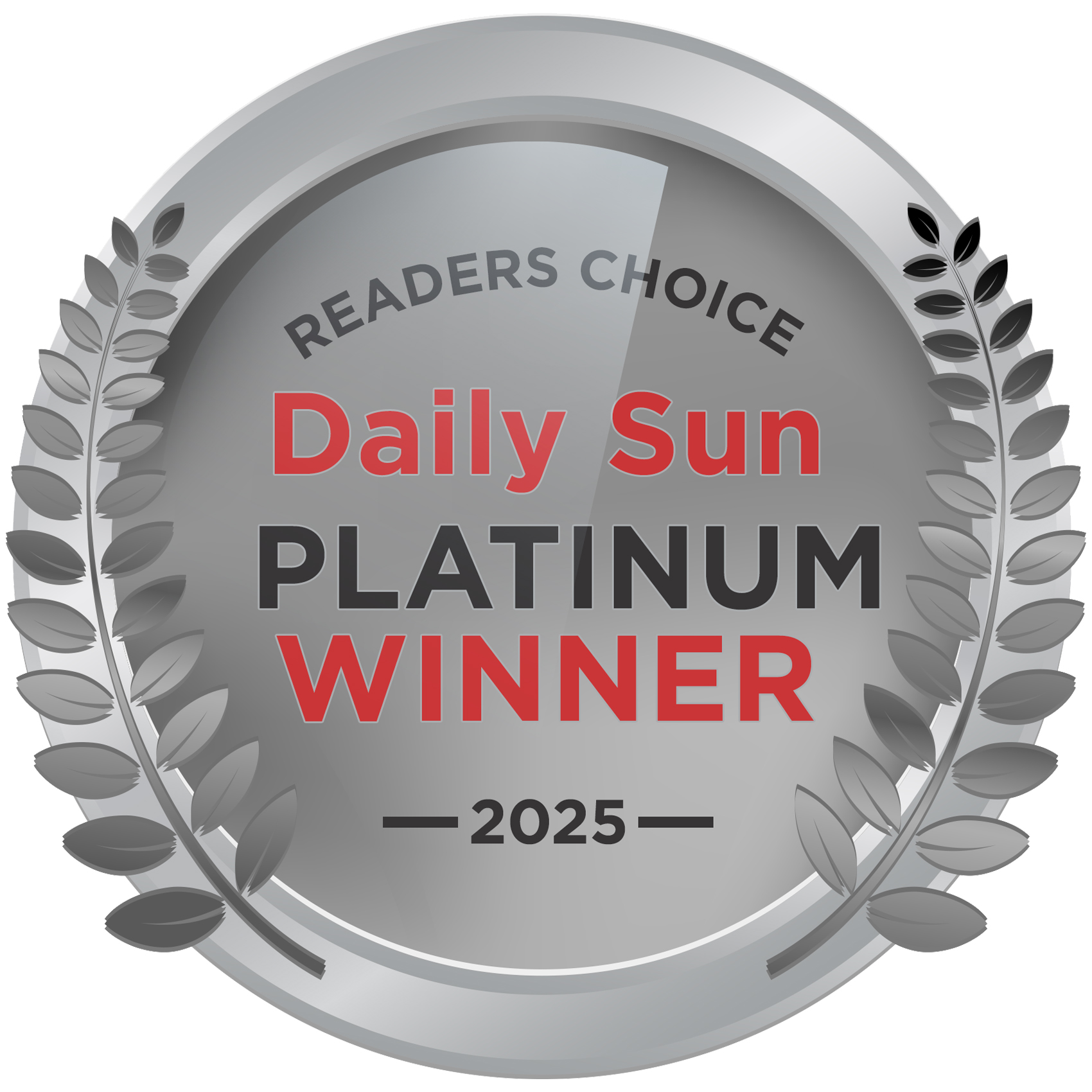 Readers’ Choice Daily Sun Platinum Winner 2025