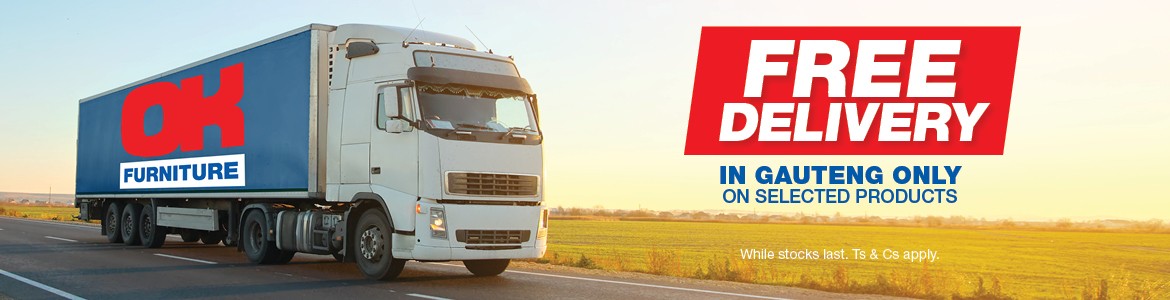 FREE DELIVERY IN GAUTENG ONLY ON SELECTED PRODUCTS
While stocks last. Ts & Cs apply.