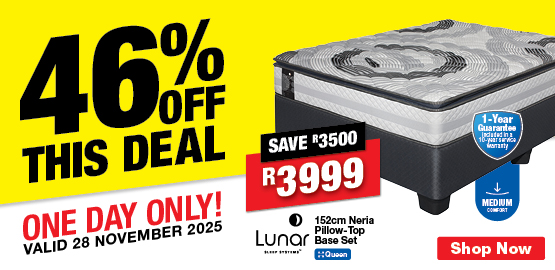 NEVER BEFORE SEEN PRICES
28 NOVEMBER 2025 ONLY!
WATCH THIS SPACE
