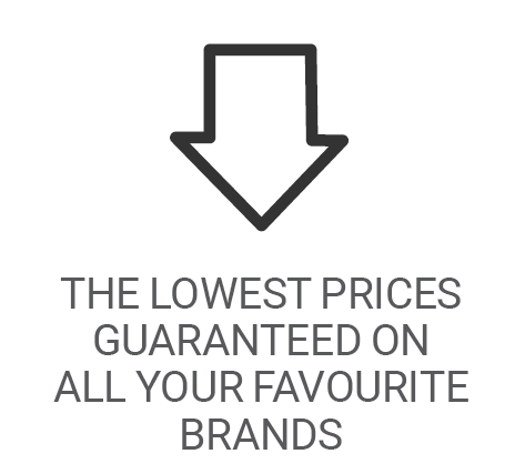 THE LOWEST PRICES GUARANTEED ON ALL YOUR FAVOURITE BRANDS