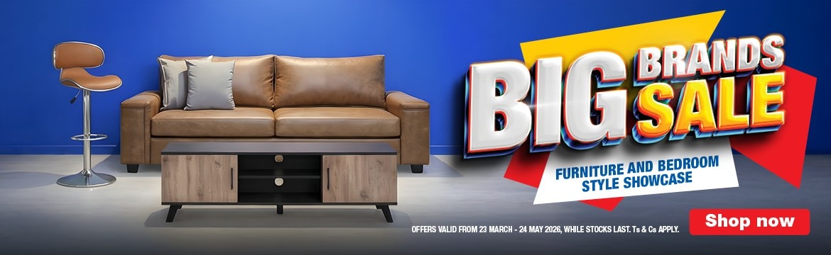 OKF Big Brands Sale 23 March - 24 May 2026. WHILE STOCKS LAST. Ts & Cs APPLY.