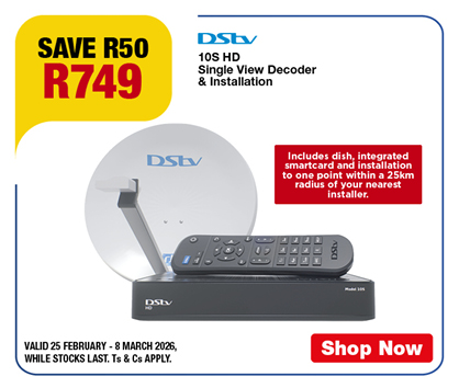 SAVE R200, R4099
Defy Metallic Twin-Tub Washing Machine
DTT151
