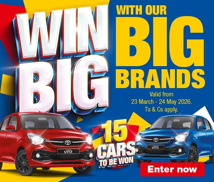 OKF Big Brands Sale 23 March - 24 May 2026. WHILE STOCKS LAST. Ts & Cs APPLY.