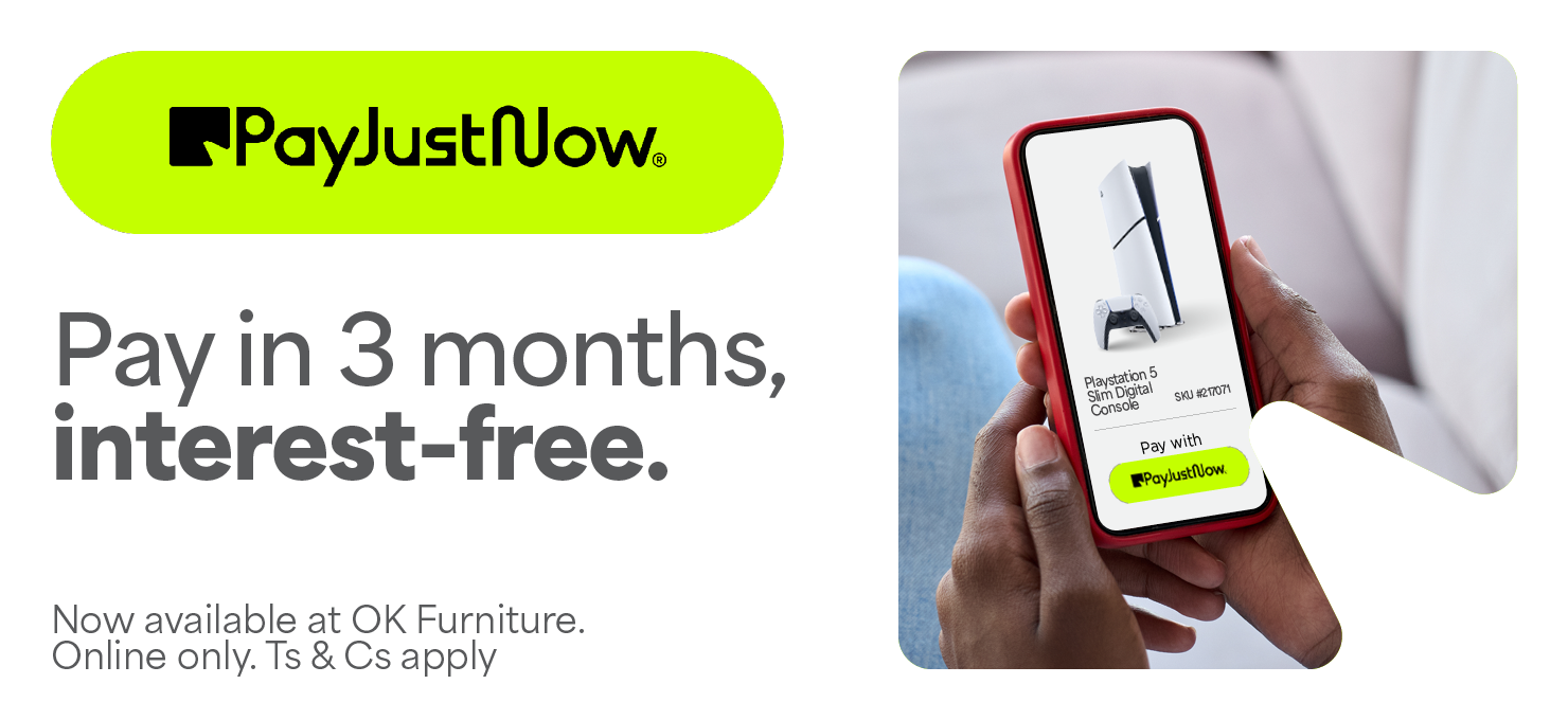 OKF Pay Just Now, While stocks last. Ts & Cs apply.