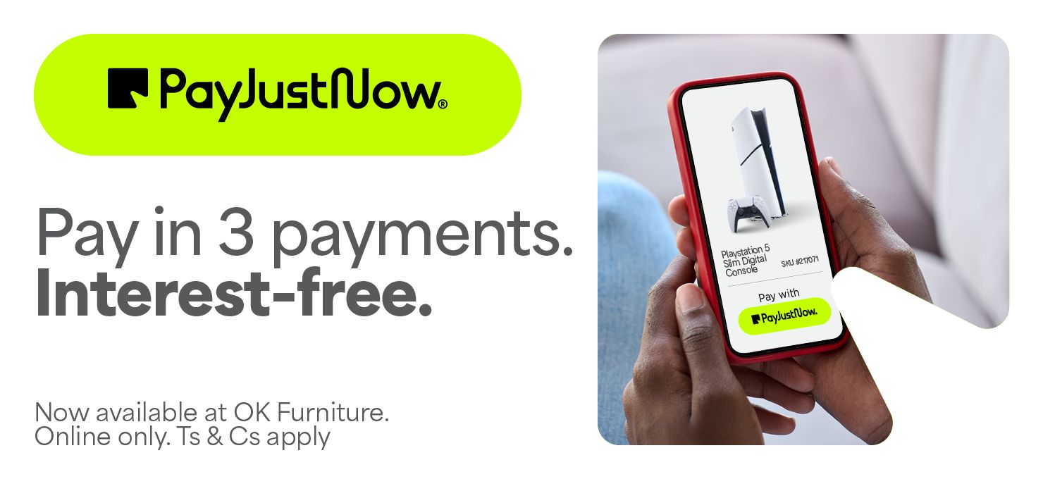 OKF Pay Just Now, While stocks last. Ts & Cs apply.