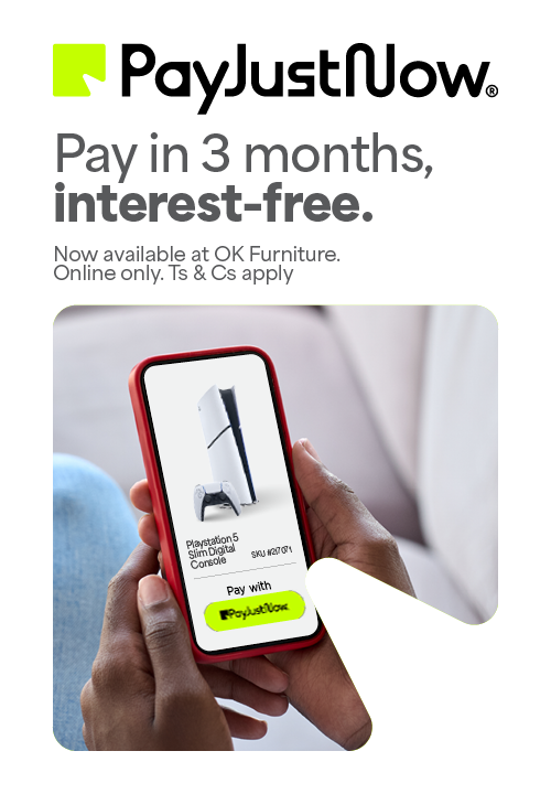 OKF Pay Just Now, While stocks last. Ts & Cs apply.