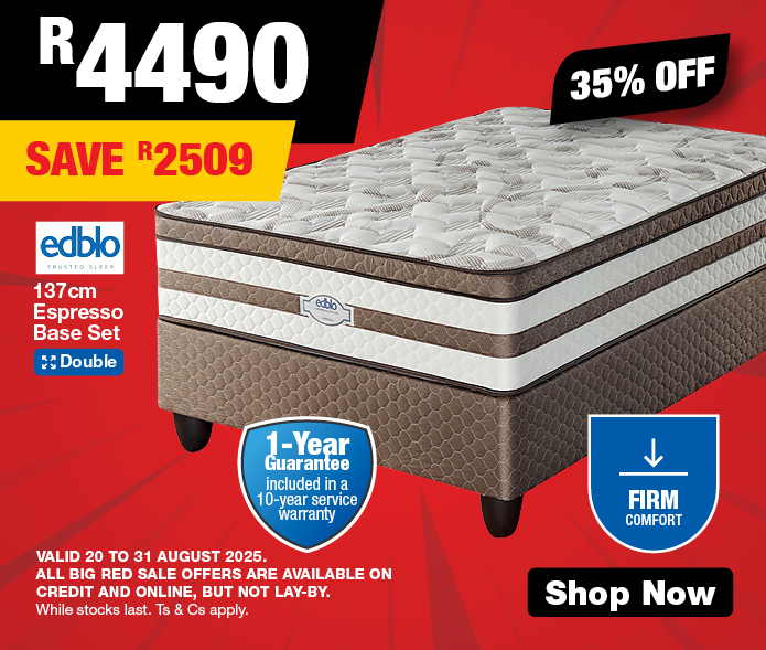 BRS OFFERS VALID 20 - 31 AUGUST 2025, WHILE STOCKS LAST. Ts & Cs APPLY.