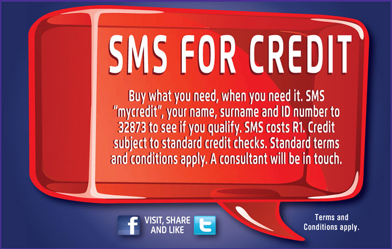 sms for credit