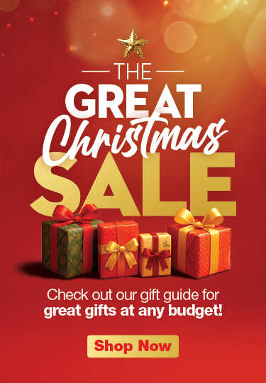 THE GREAT SALE Check out our gift guide for great gifts at any budget!