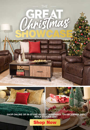 THE GREAT CHRISTMAS SHOWCASE SHOP ONLINE OR IN-STORE. VALID 17 NOVEMBER – 26 DECEMBER 2025. WHILE STOCKS LAST.