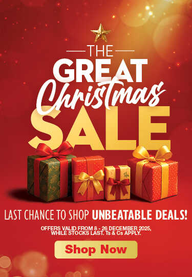 THE GREAT CHRISTMAS SALE LAST CHANCE TO SHOP UNBEATABLE DEALS!