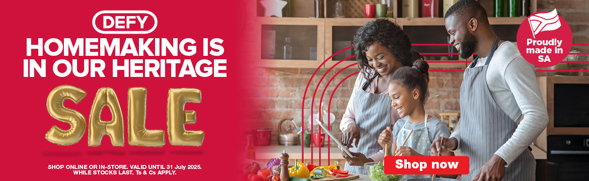 HOMEMAKING IS IN OUR HERITAGE SALE

                        SHOP ONLINE OR IN-STORE. VALID UNTIL 31 July 2025.

                        WHILE STOCKS LAST. Ts & Cs APPLY.