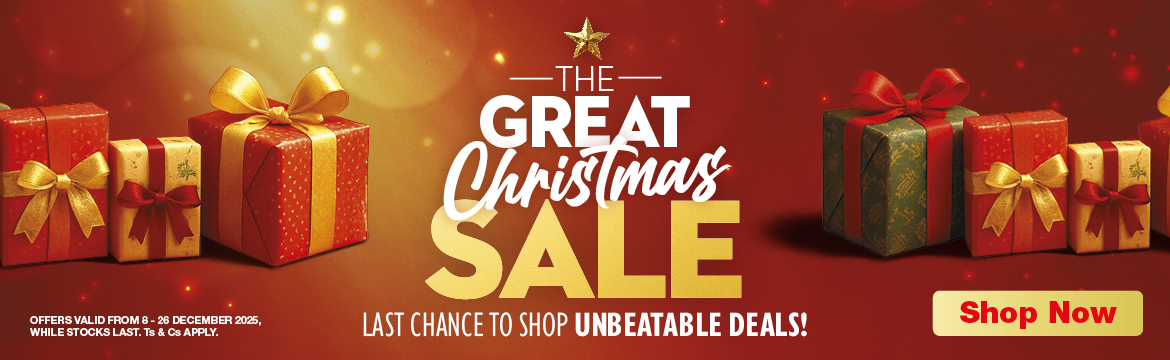 THE GREAT CHRISTMAS SALE LAST CHANCE TO SHOP UNBEATABLE DEALS!