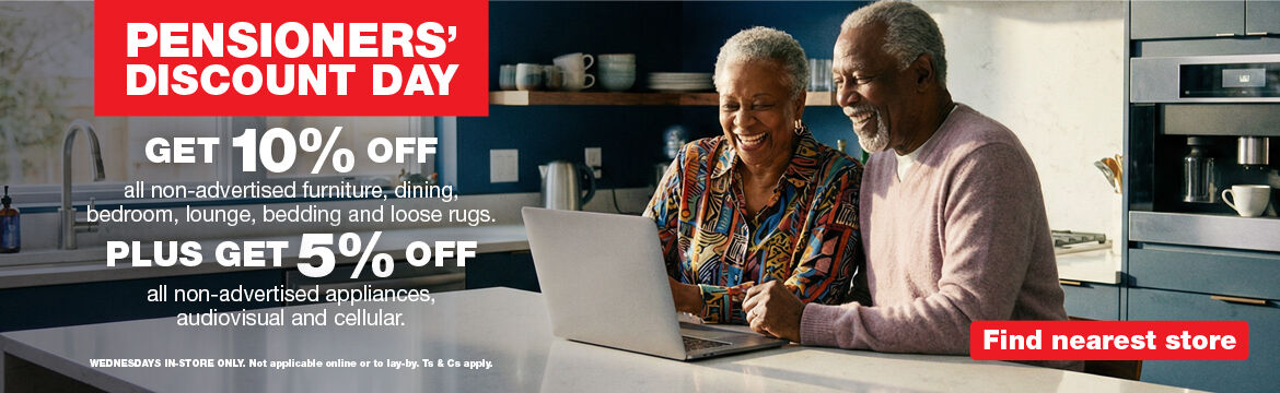 Pensioners Wednesday Discount